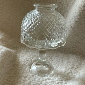 Partylite glass candle lamp